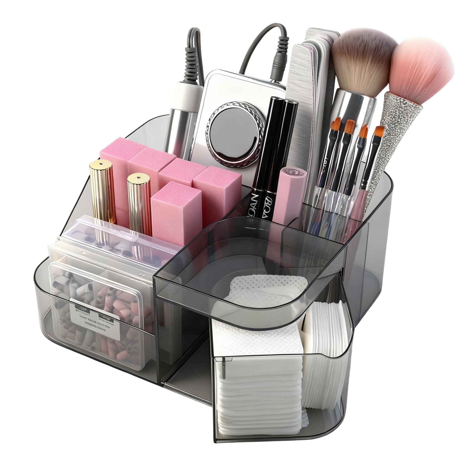 Photo 1 of BQAN Transparent Acrylic Nail Desk Organizer