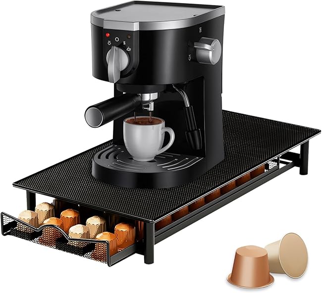 Soporte Metal Cápsulas Café Organizador