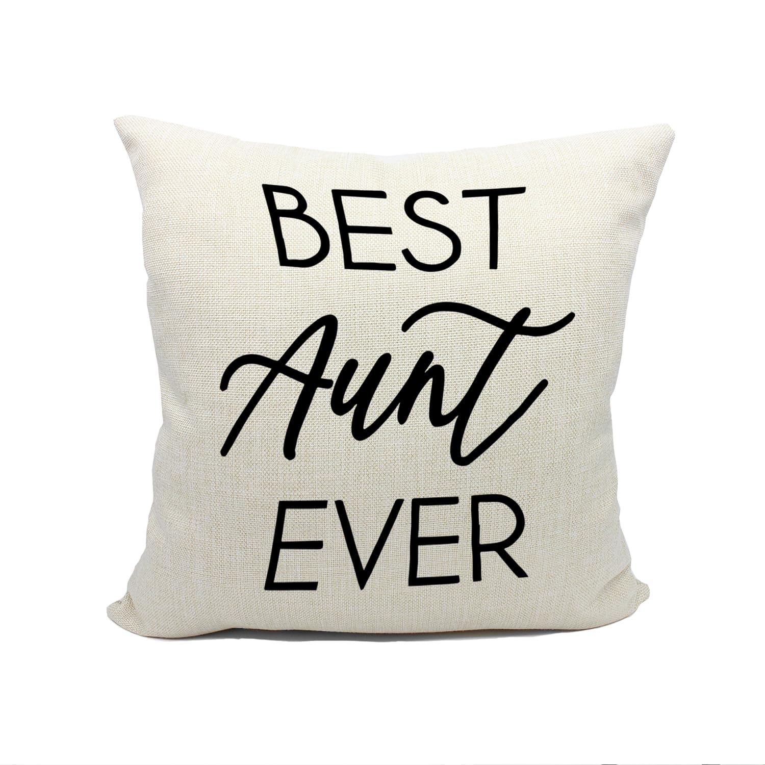 Aunt Gifts from Niece Nephew, Thank You Appreciation Gifts for Aunt, Best Aunt Gifts, Mother's Day Birthday Gifts for Aunt, Best Aunt Ever Pillow Covers 18x18