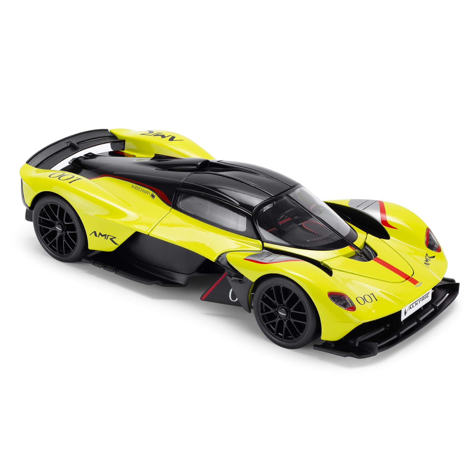 Aston Martin Valkyrie 1:18 Scale Die-Cast Model Car - Lime Green | Detailed Collectors Edition Diecast | Official Licensed Product