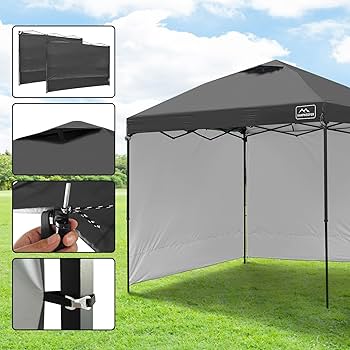 Amazon.com : KAMPKEEPER 10x10 Easy Pop Up Canopy Tent with 2