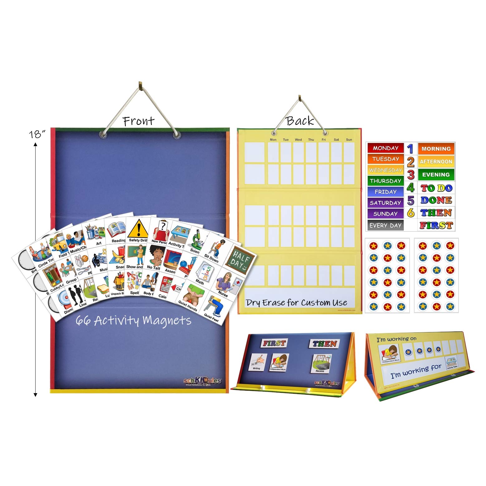 SchKIDules® Visual Schedule For Kids Education Bundle Daily Activity