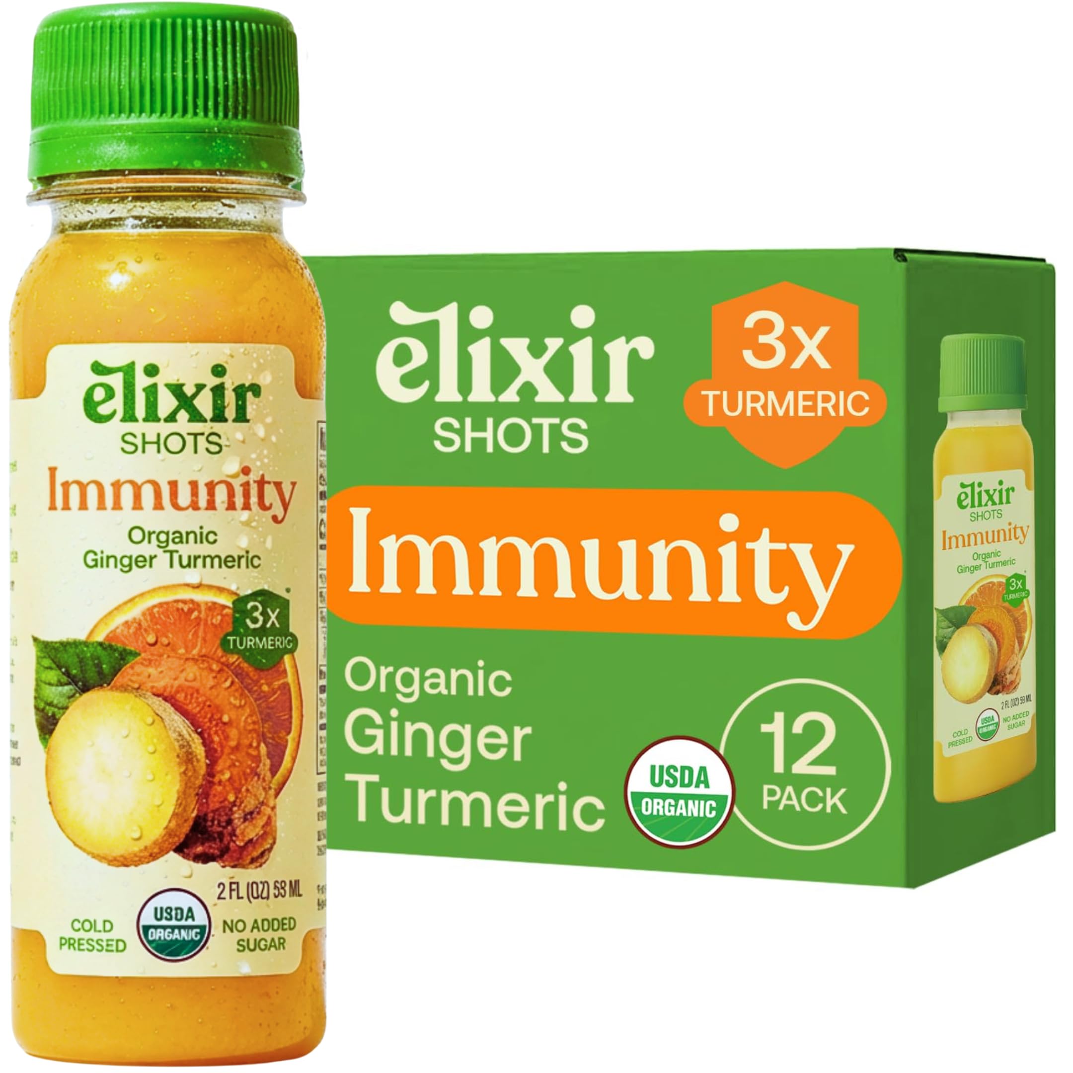 Amazon.com : Elixir Shots, Immunity Daily Wellness Shot with Cold
