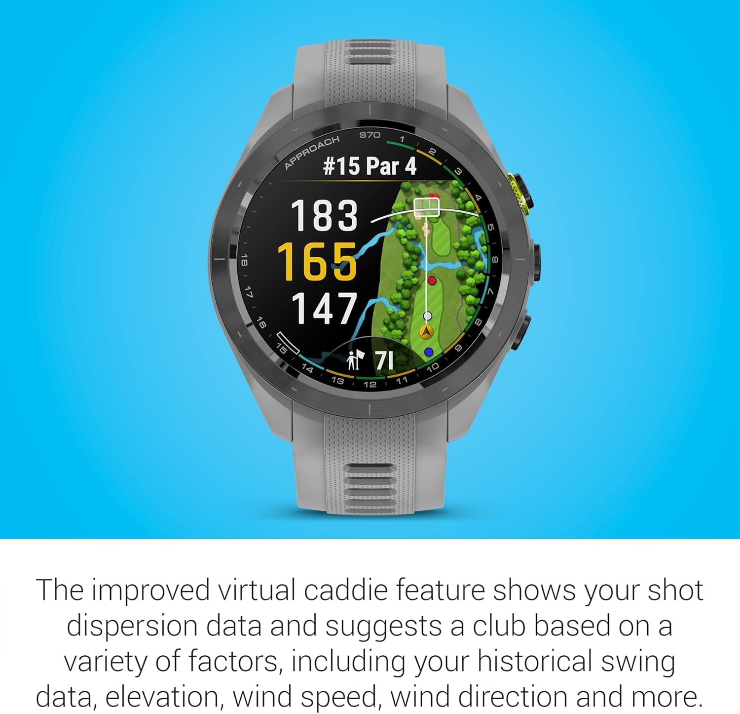 Amazon.com: Garmin Approach S70 (Gray, 42mm) Golf GPS Watch