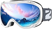 ZIONOR Lagopus B1 OTG Ski Snowboard Goggles Anti-Fog UV Protection for Men Women Adults Youth