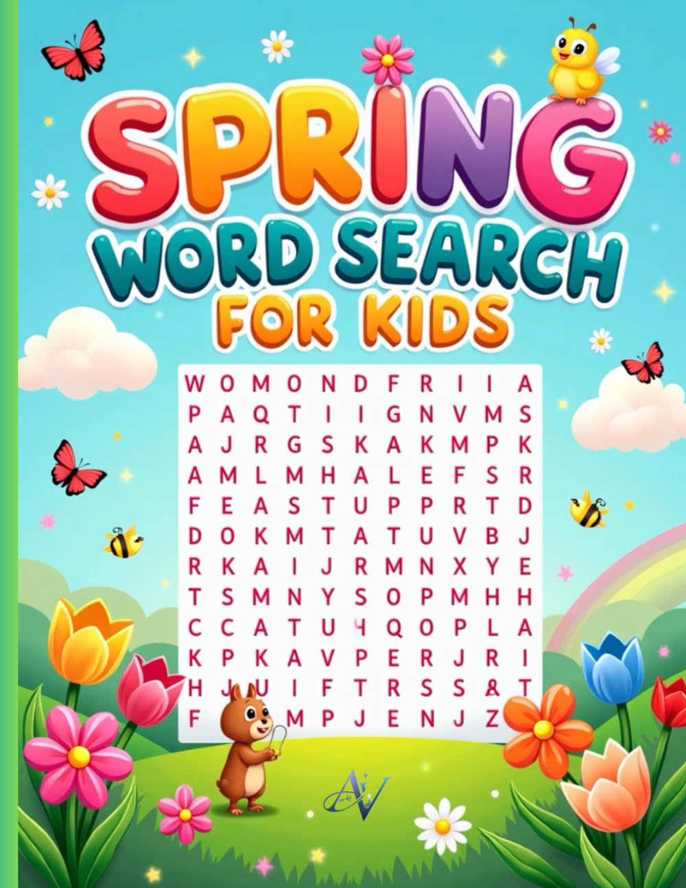 Spring Word Search for Kids