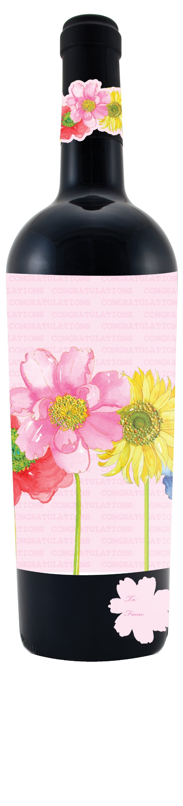 SANTA BARBARA DESIGN STUDIOSanta Barbara Design Studio Christopher Vine Design Wine Bottle Wrap, Congratulations