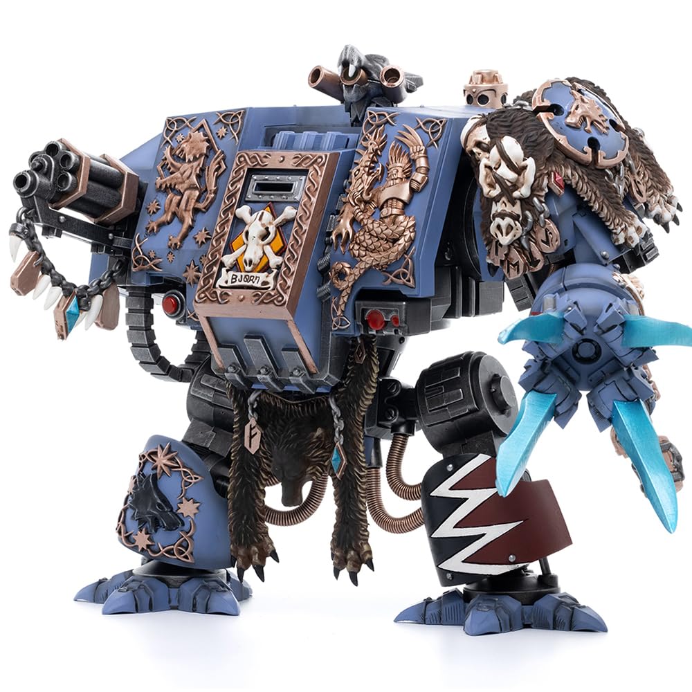 1/18 Warhammer 40K Space Wolves Bjorn Mecha The Fell-Handed (7.9-Inch) Brithday Gift in Stock