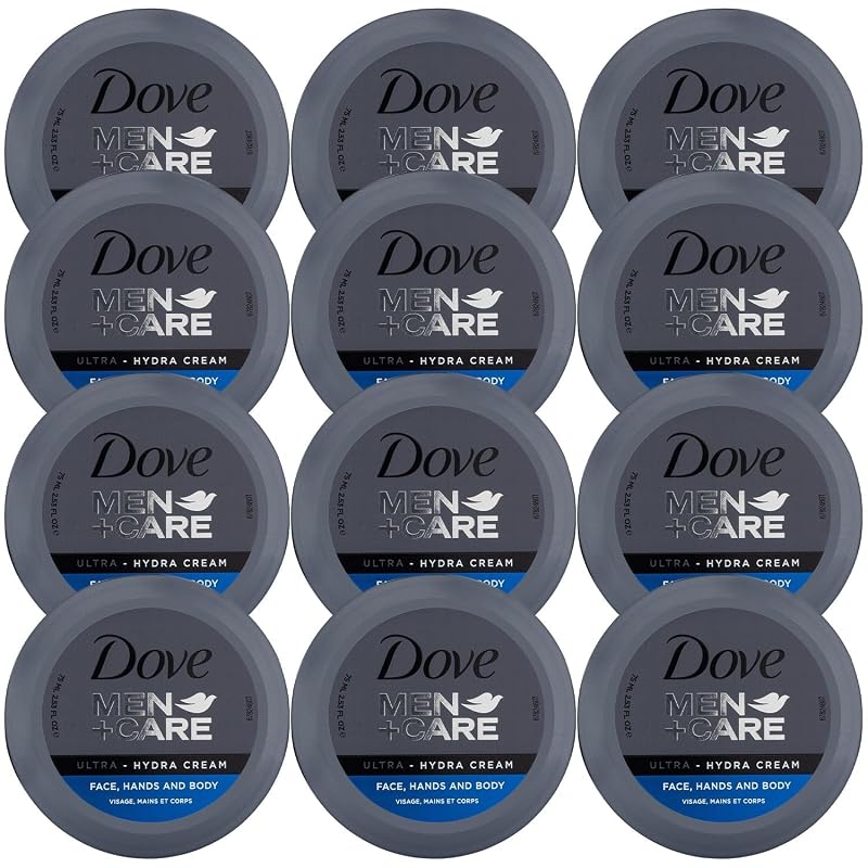 Creme corporal Dove Men+Care Ultra Hydra 3 em 1, 12 unidades de 71 g