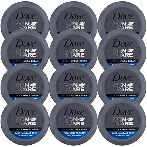 Dove Men Care Ultra Hydra Cream Lotion 3-In-1 Advanced Skin Care for Men Face Cream Hand Body Lotion