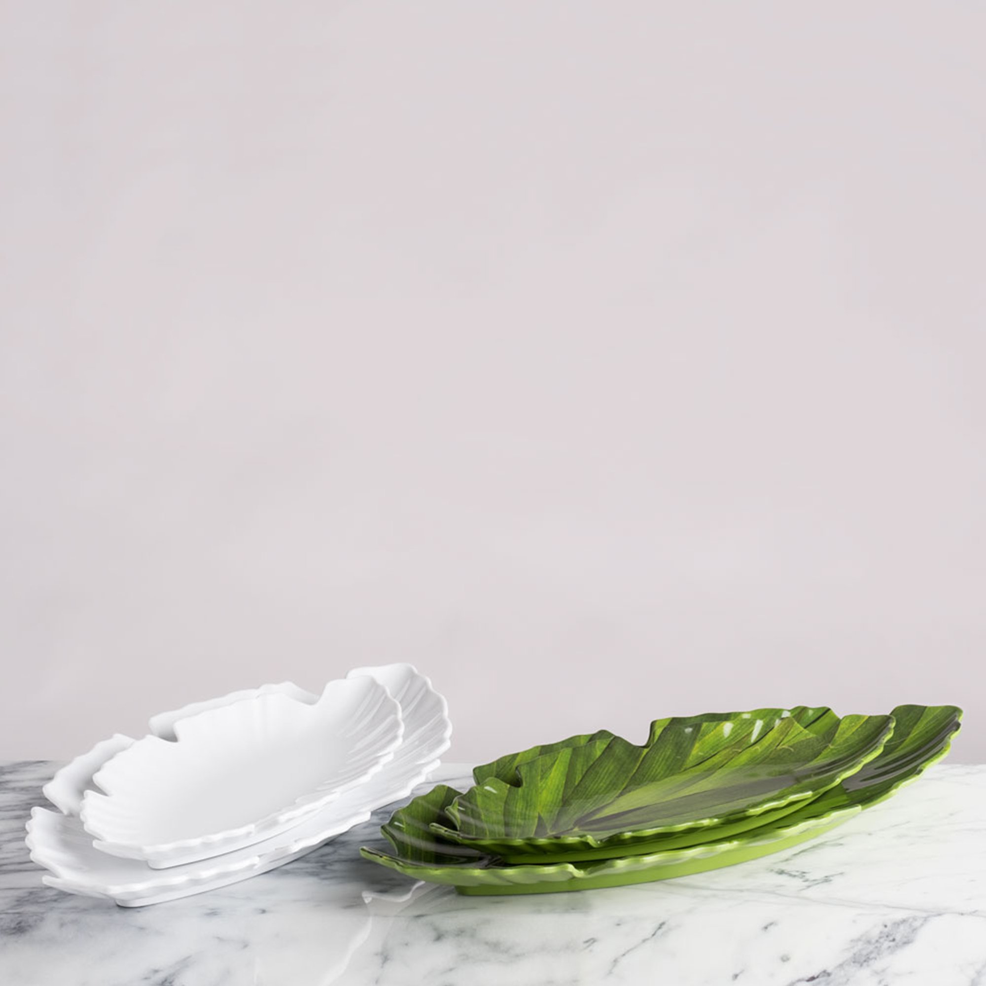 Q Squared Zen Collection, Melamina, Green, Small Platter