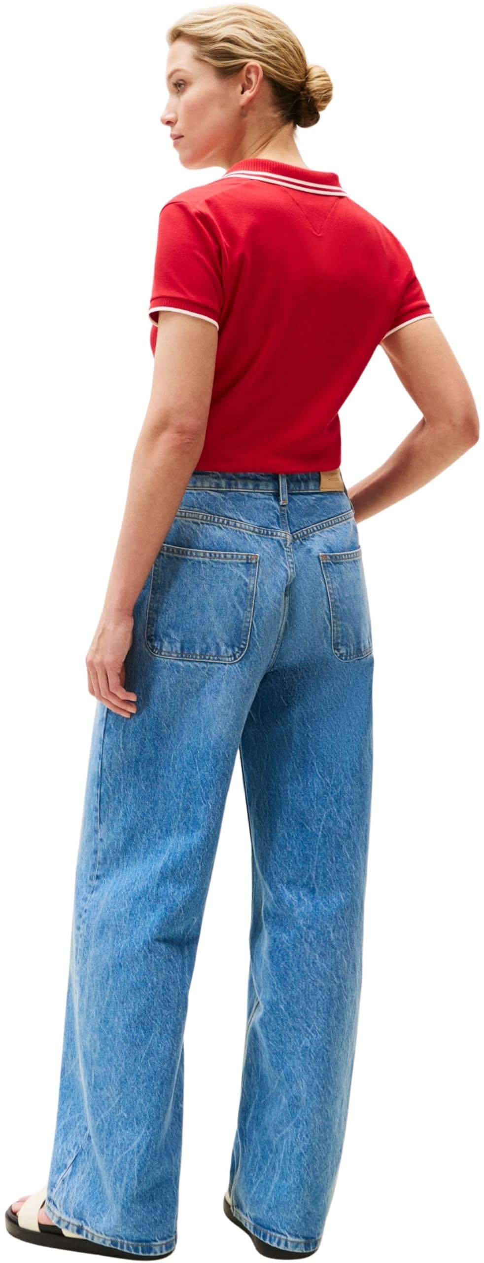 Tommy Hilfiger Vaqueros Mujer Loose Wide Leg Ali Talle Medio