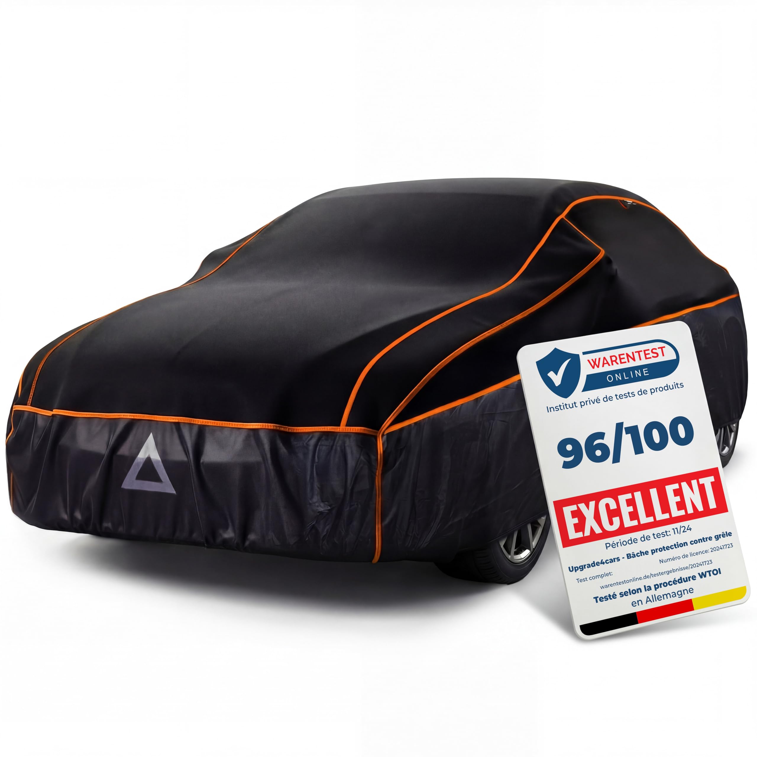 Upgrade4cars Bâche de Protection Voiture Extérieur Anti-Grêle Version 2026