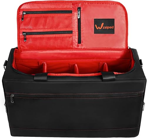 Bolsa de viaje para tenis, bolsa de lona impermeable para tenis, bolsas de zapatos para viajes, bolsa de gimnasio con 3 divisores ajustables y