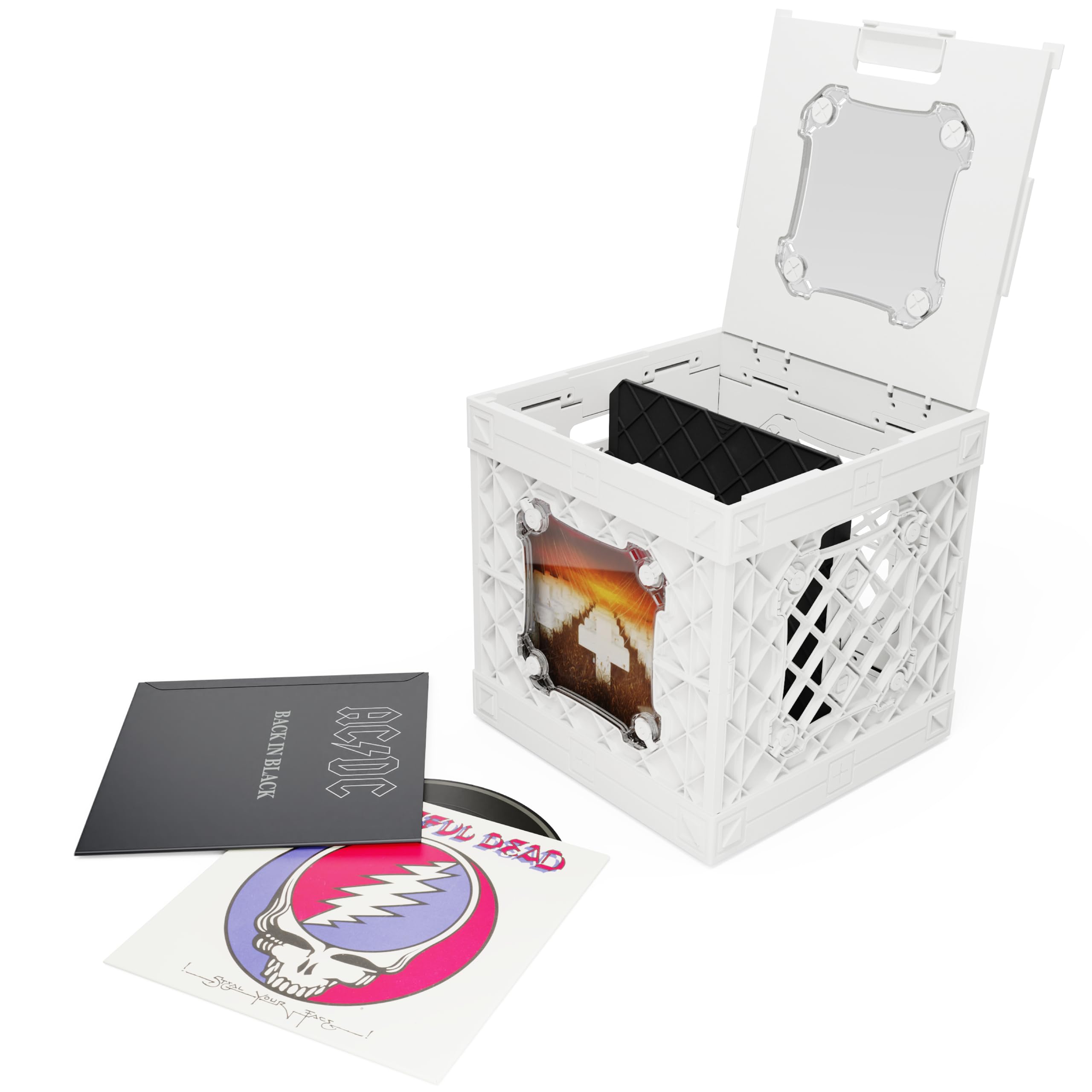 Amazon.com: UbeCube CrateVinyl - Vinyl Record Storage Crate