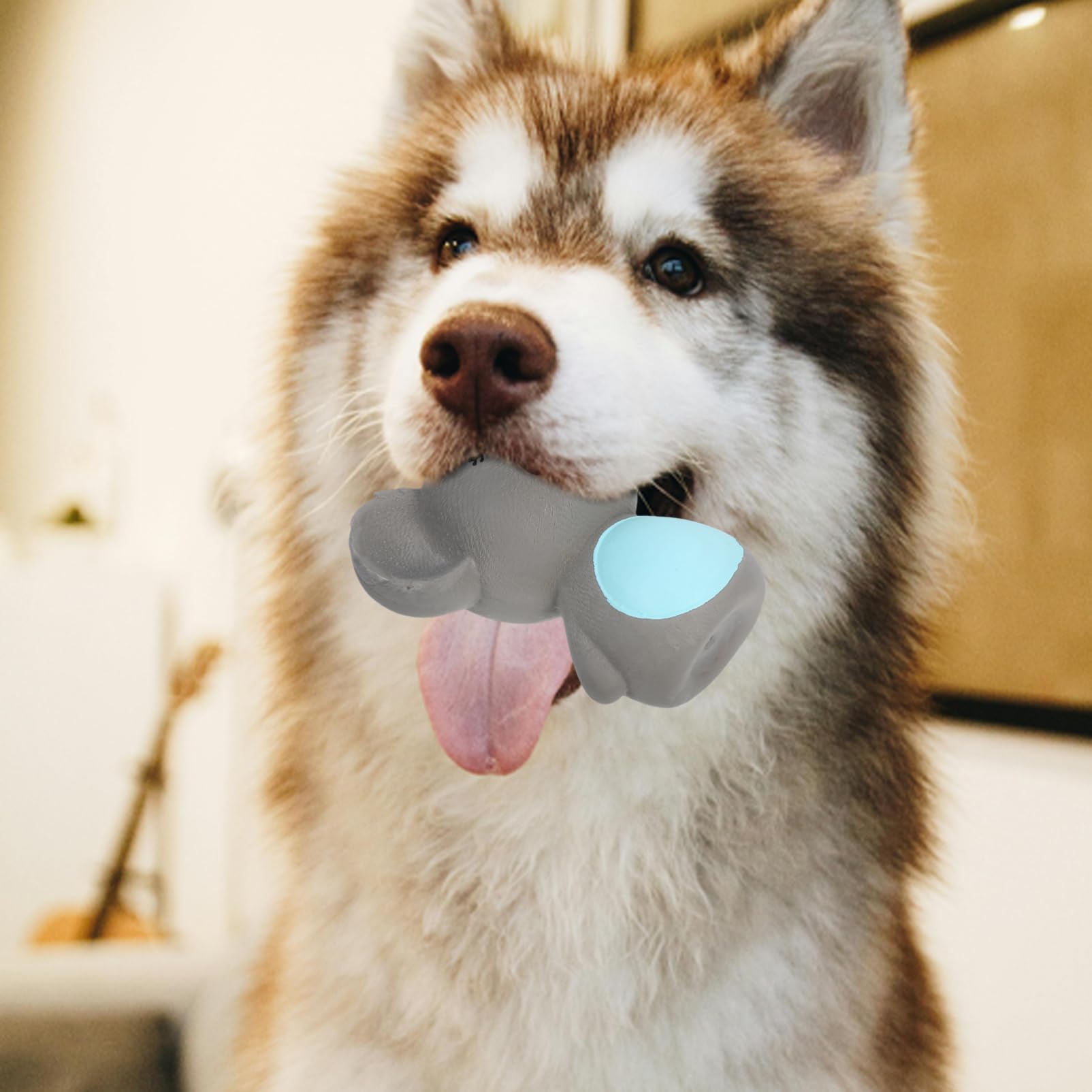 Milisten Quietschendes Hundespielzeug Kuh-Form - Langlebiges Kauspielzeug Aus Latex Für Welpen