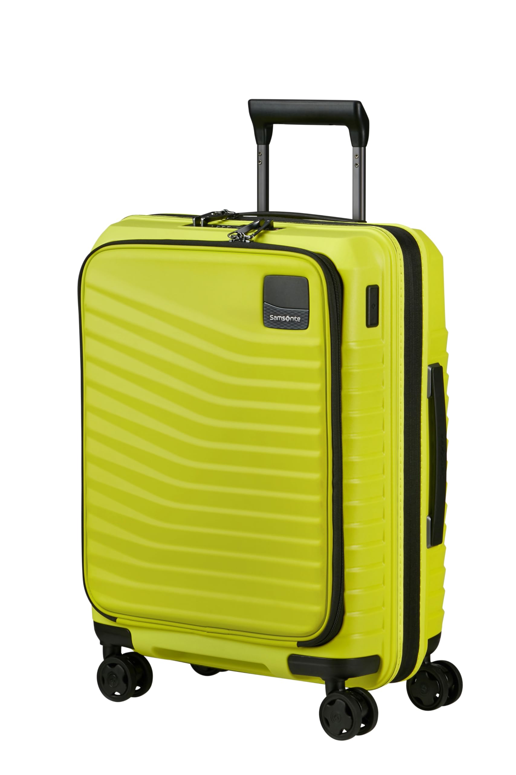 Samsonite Intuo - Spinner S, Expandable Hand Luggage, 55 cm, 42/48 L, Green (Lime)