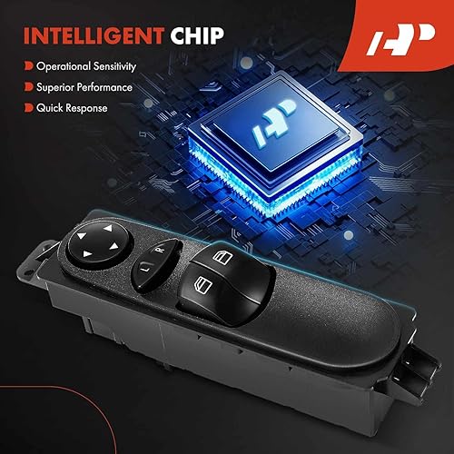 Miniatura 6 de A-Premium Master - Interruptor de ventana eléctrico compatible con Dodge Sprinter 25003500 2005-2009 y Mercedes-Benz Sprinter 2005-2012, lado