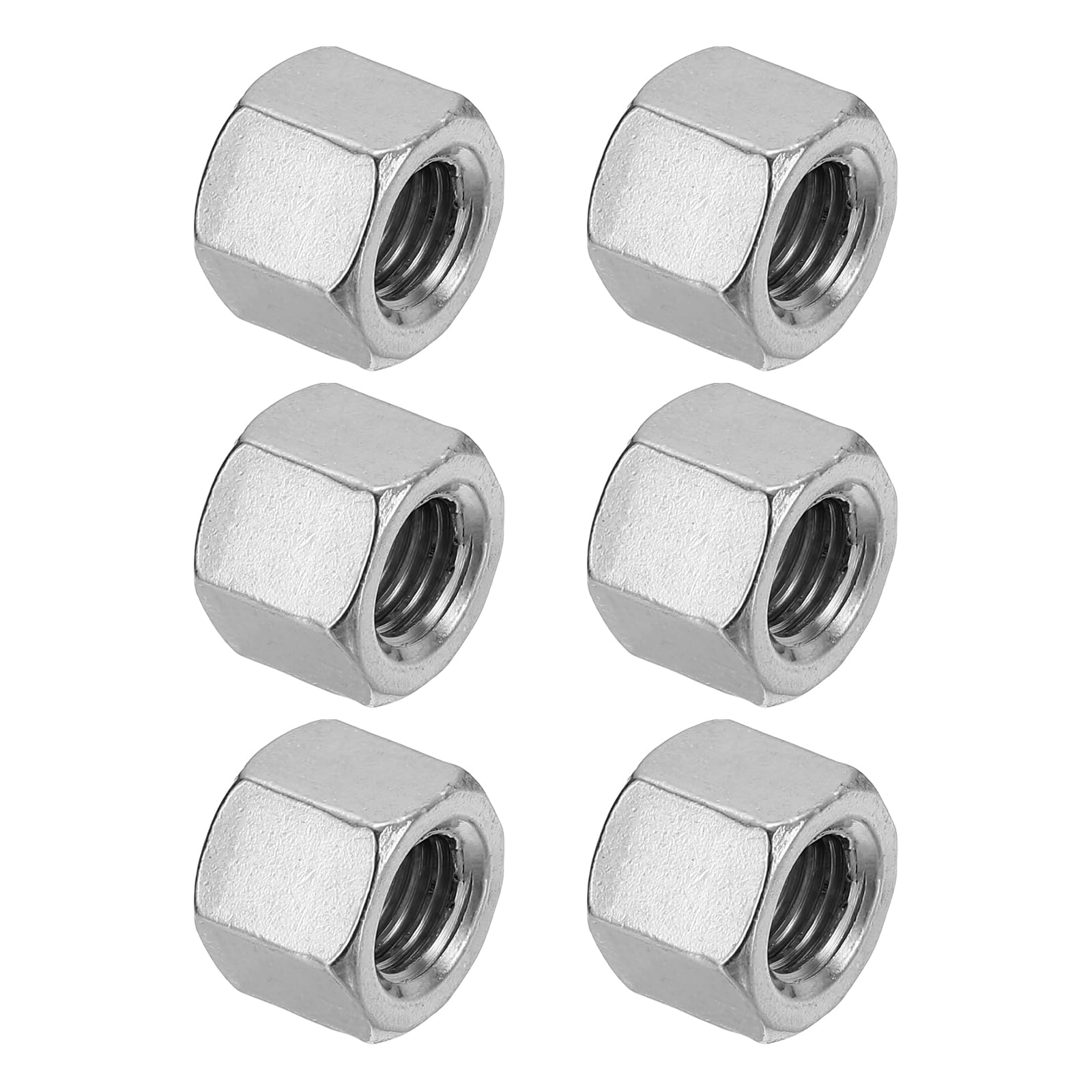 PATIKIL M12 x 1.75-Pitch 304 Stainless Steel Hex Coupling Nuts