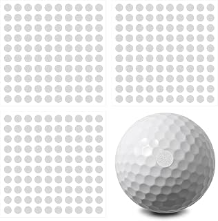 300Pcs Golf Ball Reflective Stickers, Golf Simulator Accessories Tracking Stickers for Launch Monitor Swing Analysis, Ball&Club Markers Accessories Supplies