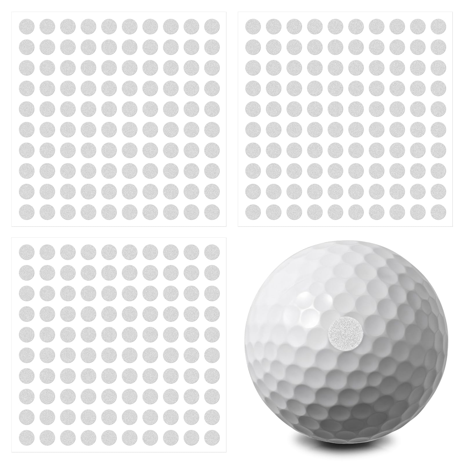 Adesivi riflettenti per palline da golf, accessori per simulatori, tracciamento lancio, analisi swing
