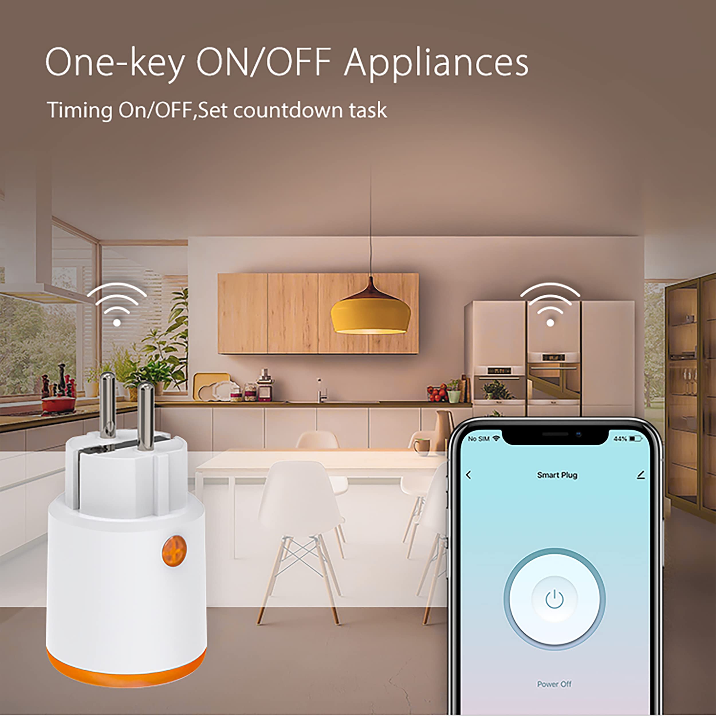 Amazon Alexa Con Medición De Energía Compatible Con Alexa Y