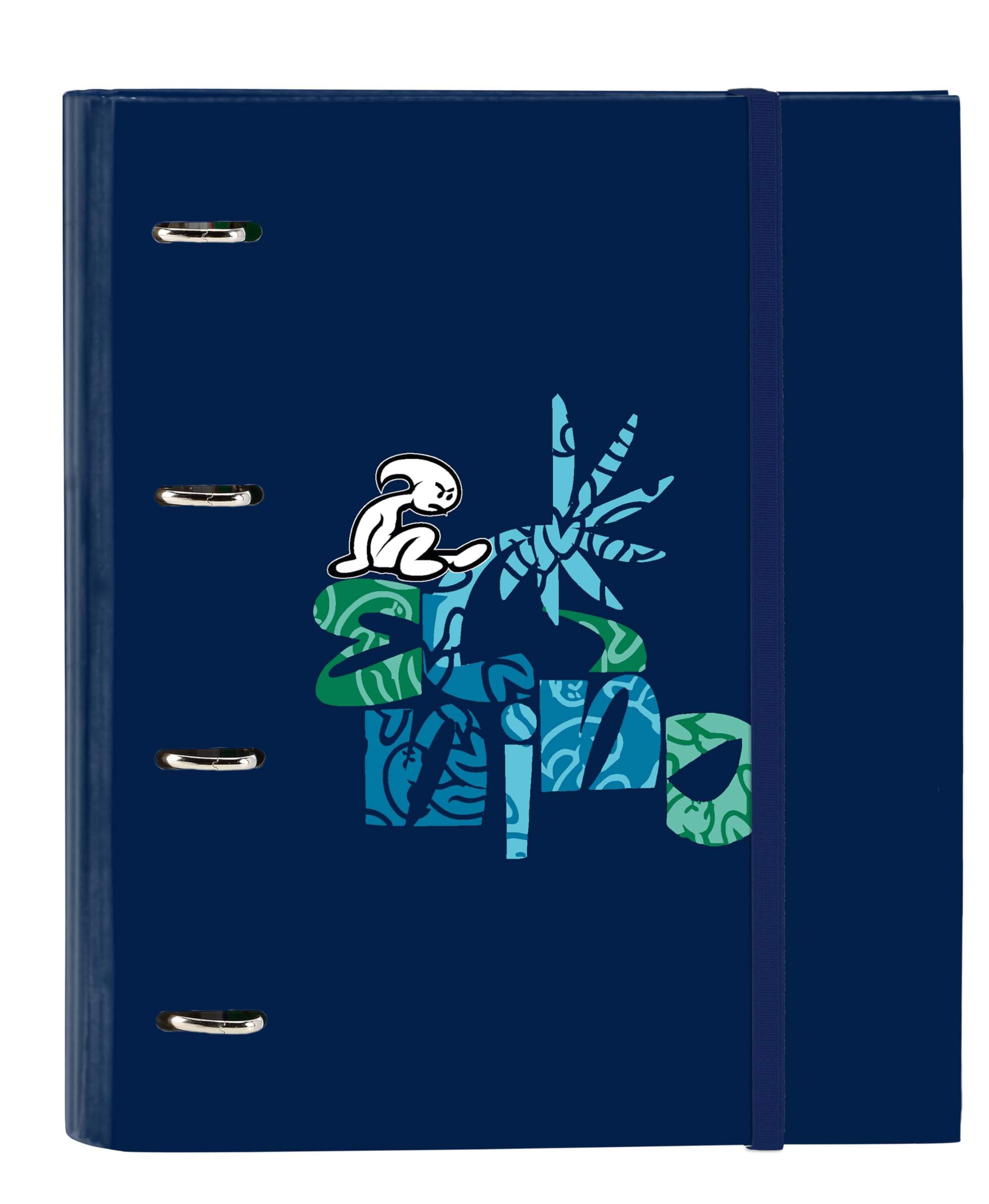 Carpeta Munich Royal 4 Anillas 35mm Con 100 Hojas A4 - Azul