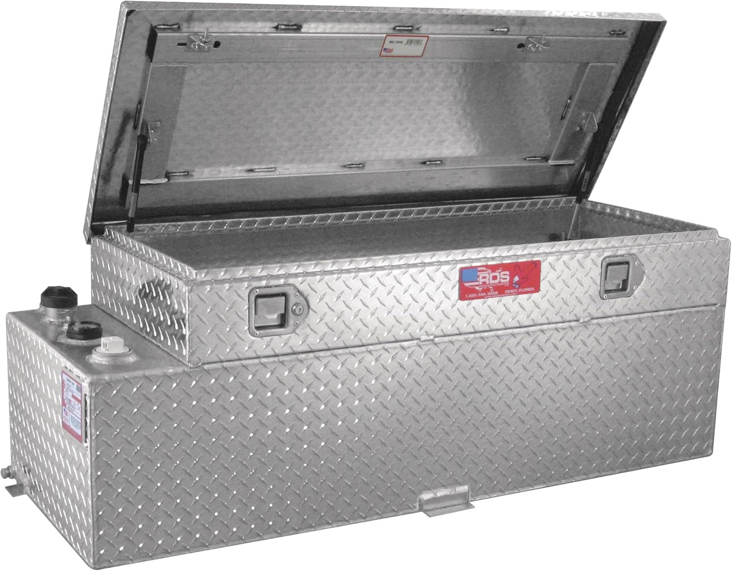 RDS MFG INC - 72548 Fuel Transfer Tank/Auxiliary Fuel Tank/Toolbox Combo - 60 Gallon