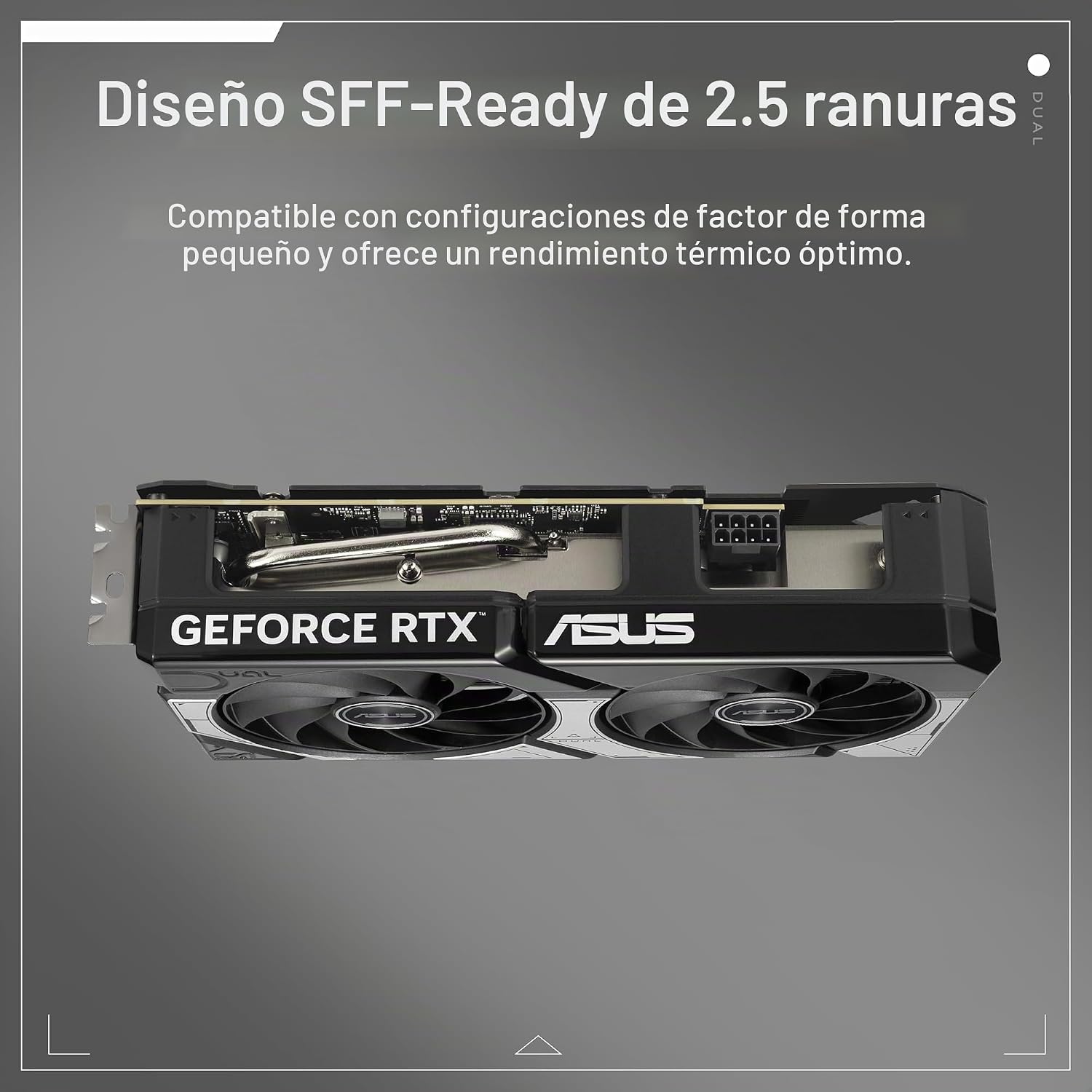 ASUS Dual GeForce RTX 5060 Ti 8GB GDDR7 OC Edition – Tarjeta Gráfica (PCIe 5.0, DLSS 4, HDMI 2.1b, DisplayPort 2.1b, diseño de 2.5 Ranuras, Ventilador Axial-Tech, tecnología 0dB) 3