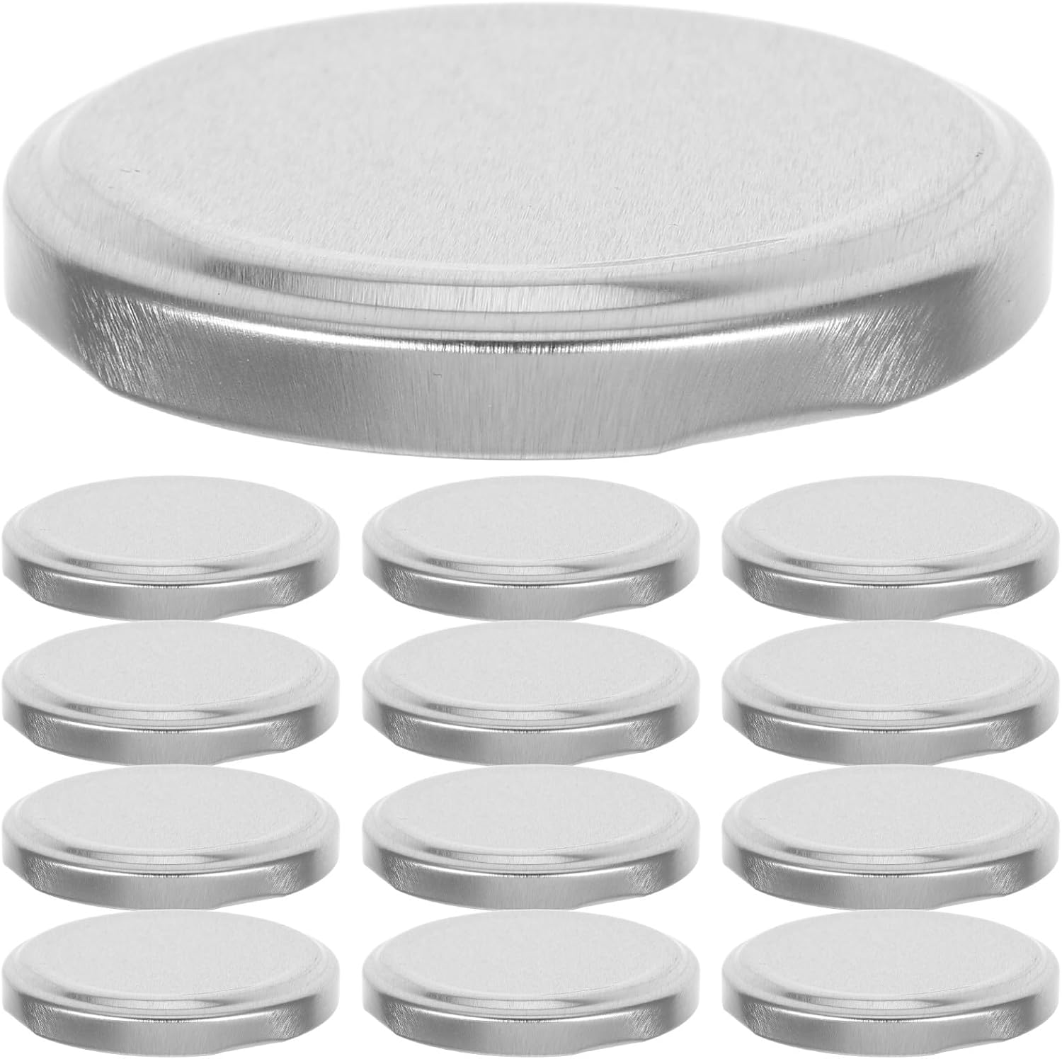 Generic 100pcs Mason Jar Lids: 66mm Leakproof Caps For Regular Mouth Jars - Metal Covers For Food Preservation Jam Honey Storage