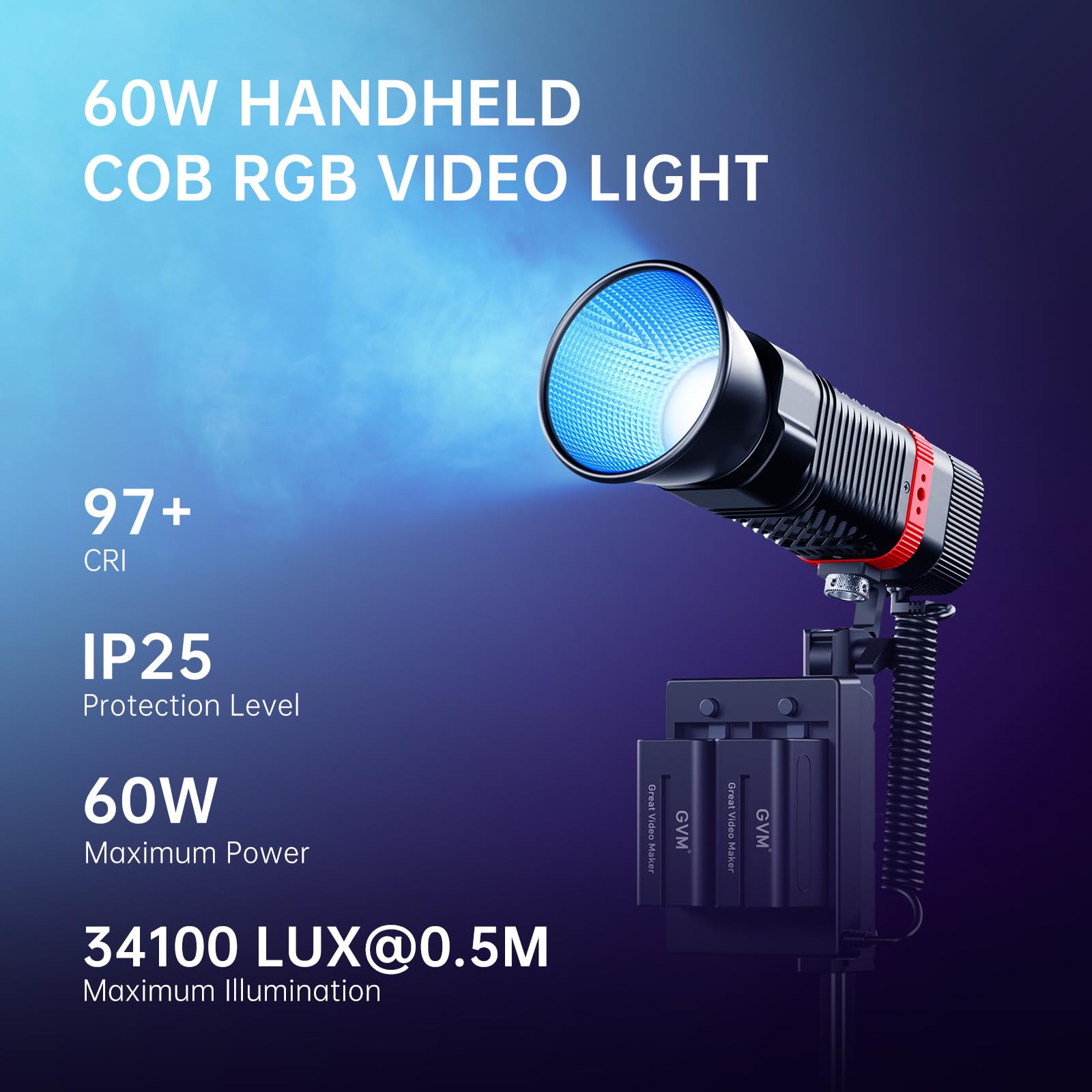 GVM RGB LEDビデオライト Amazon | GVM RGB LEDビデオライト アプリコントロール付き撮影