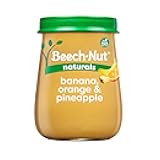 Naturals Stage 2 Baby Food, Banana Orange & Pineapple, 4 oz Jar (10 Pack)