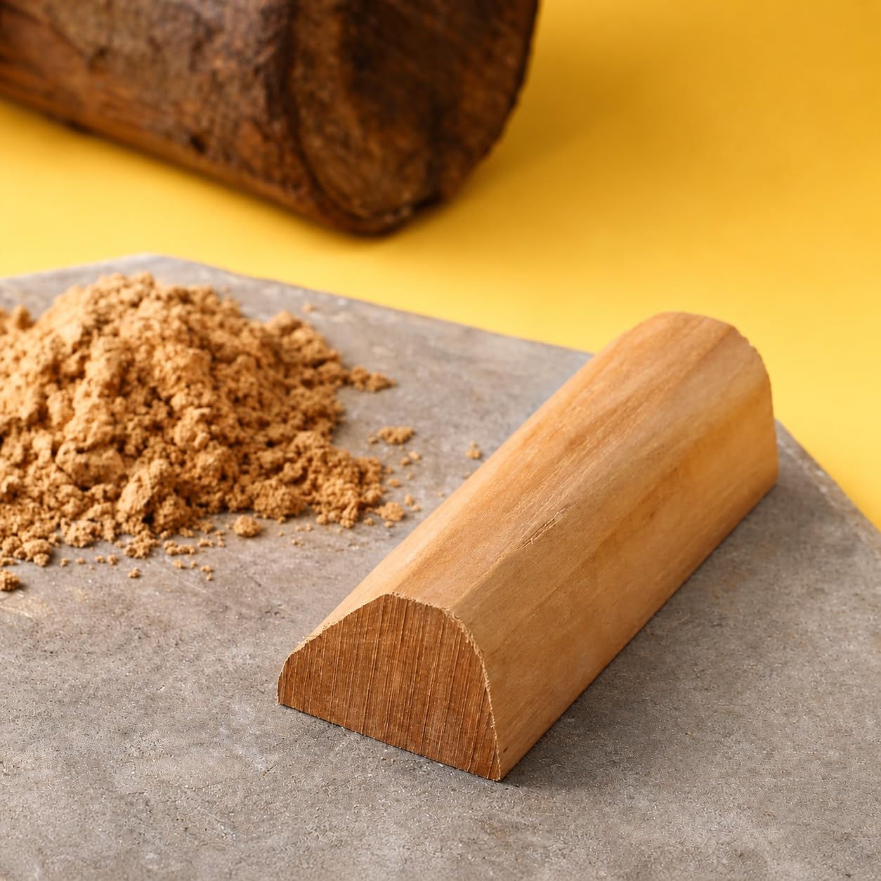 RDK® Pure Quality Mysore Sandalwood Stick Natural Safed Chandan Wood for Pooja Tilak Havan & Beauty 50-60 Grams