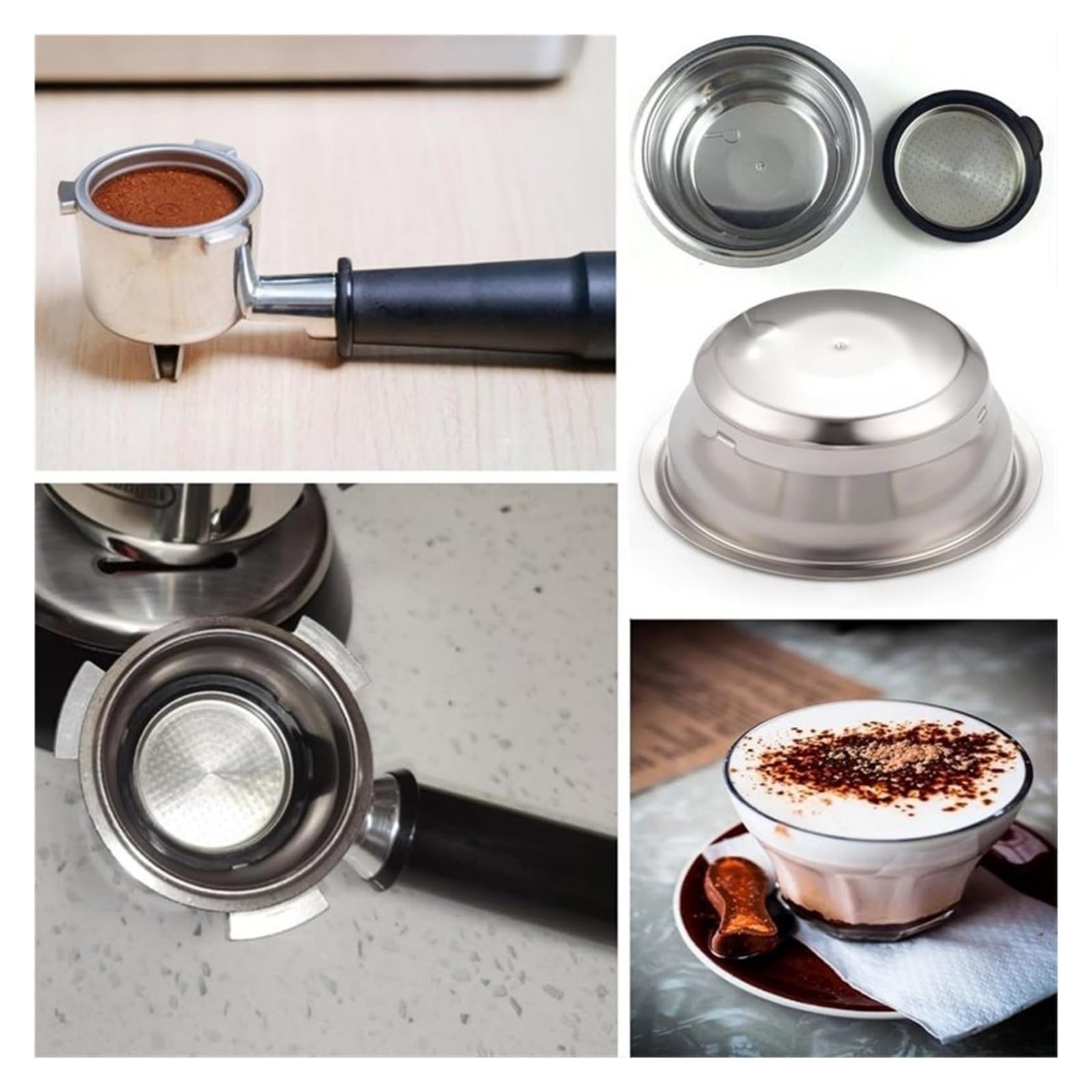 Cesta Filtro Café 51mm Compatible For DeLonghi EC680 EC685 EC695 | Compatible EC820 EC850 EC860 ECO311 ECZ351, espresso machine part