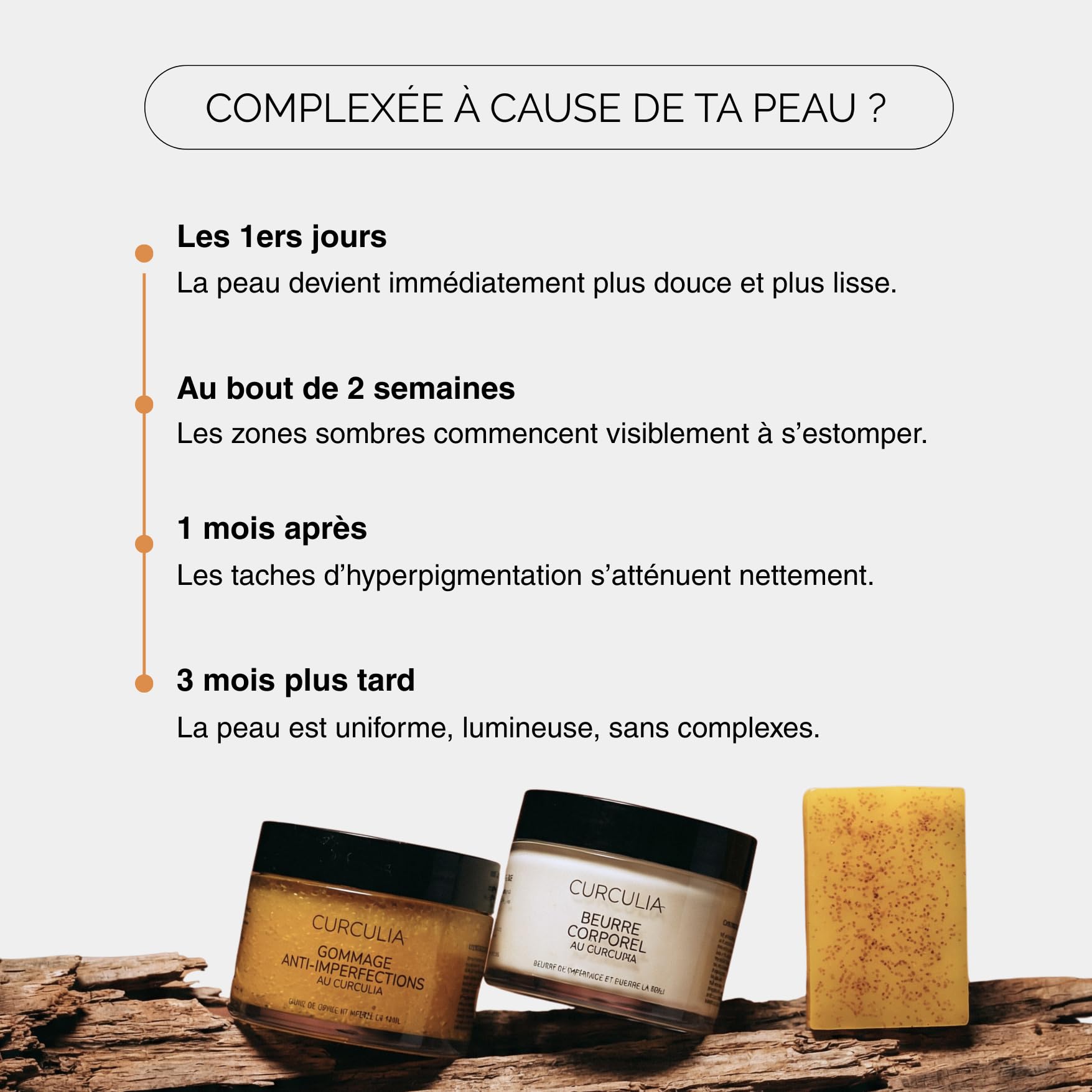 Gommage anti-imperfection au Curcuma - 120g