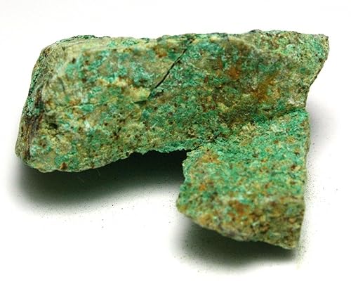 Mineral de hidróxido de carbonato de cobre de malaquita - 10 muestras minerales sin pulir