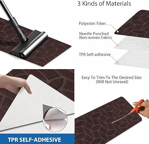 Miniatura 6 de Peldaños de escalera, alfombras antideslizantes para escalones, peldaños de escalera, peldaños de escalera, alfombras para interiores, escaleras,