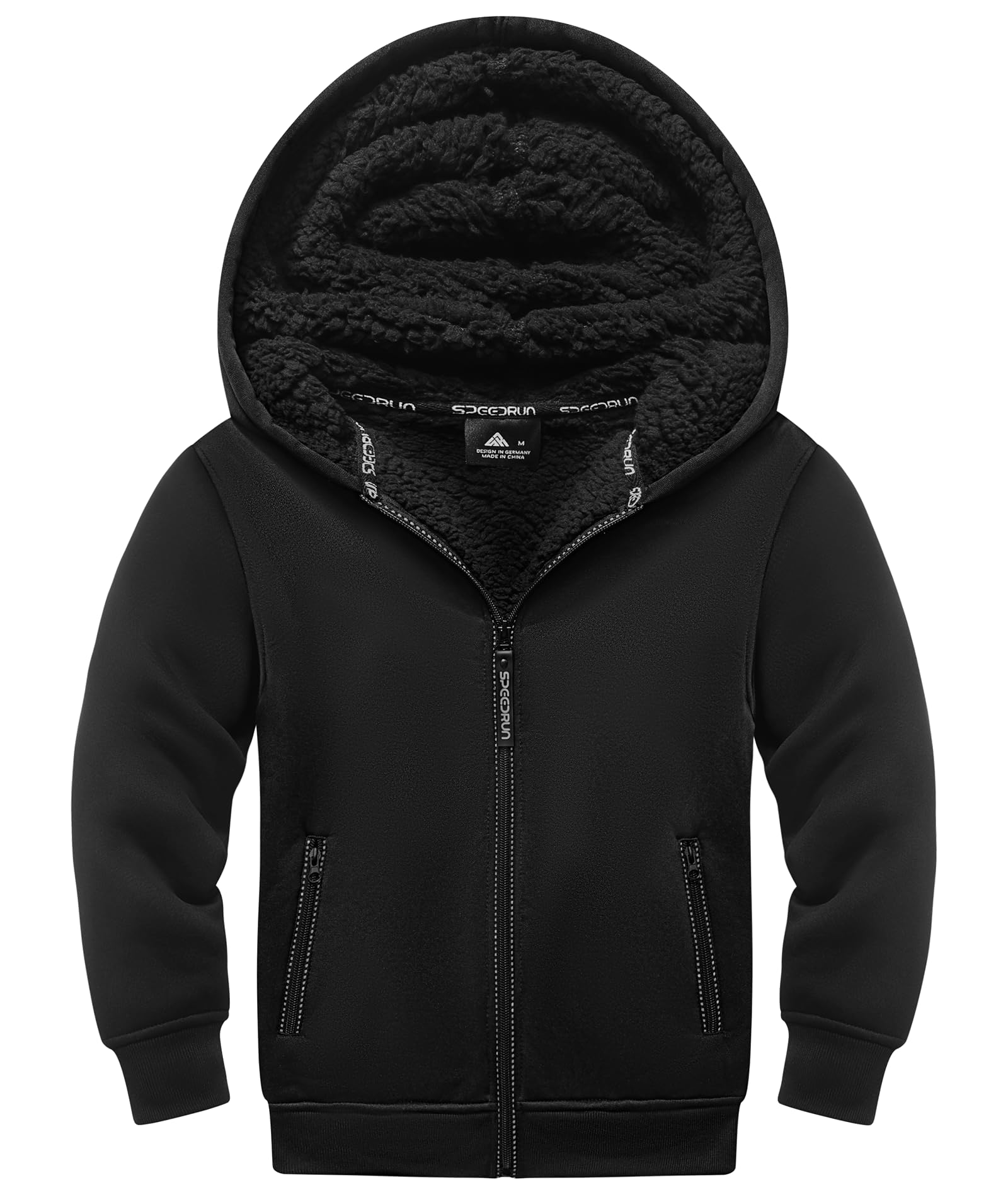 JACKETOWN Felpe Ragazzi Cappuccio, Felpa con Cappuccio per Bambini con Cerniera Sweatshirt Hoodie Vestiti Giacca Sportiva in Pile per Bambini Maniche Lunghe