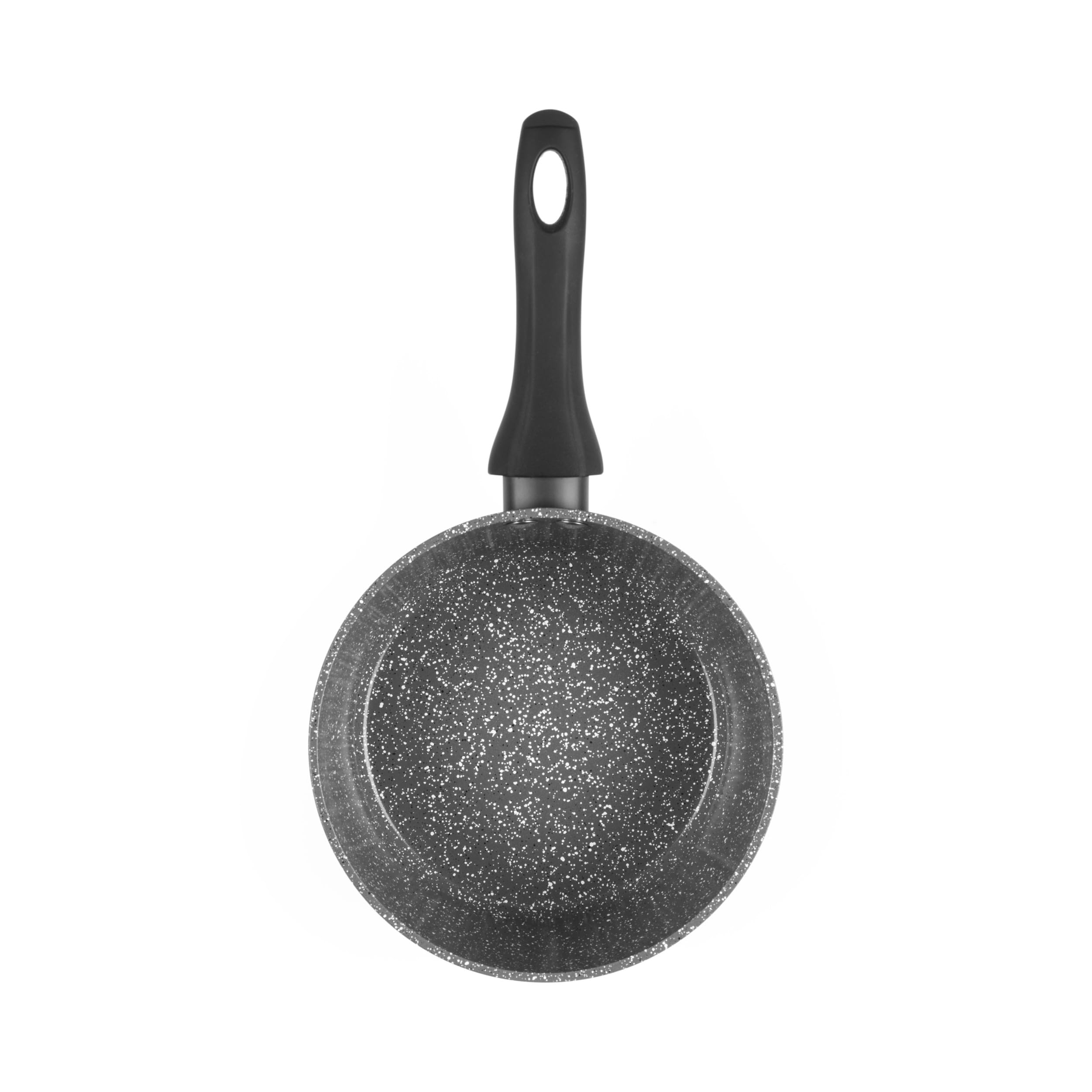 Salter Go Green Thermo Collar 3-częściowy zestaw patelni – technologia wskaźnika ciepła, bez PFAS, rondle 16, 18, 20 cm z pokrywkami i otworami wentylacyjnymi, ceramiczna powłoka nieprzywierająca