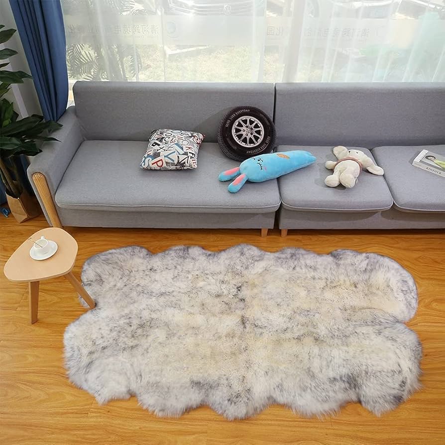 Amazon | HUAHOO(フアフー) プレミアム本物シープスキン ラグ ホワイト Amazon | HUAHOO(フアフー) プレミアム本物シープスキン ラグ ホワイト