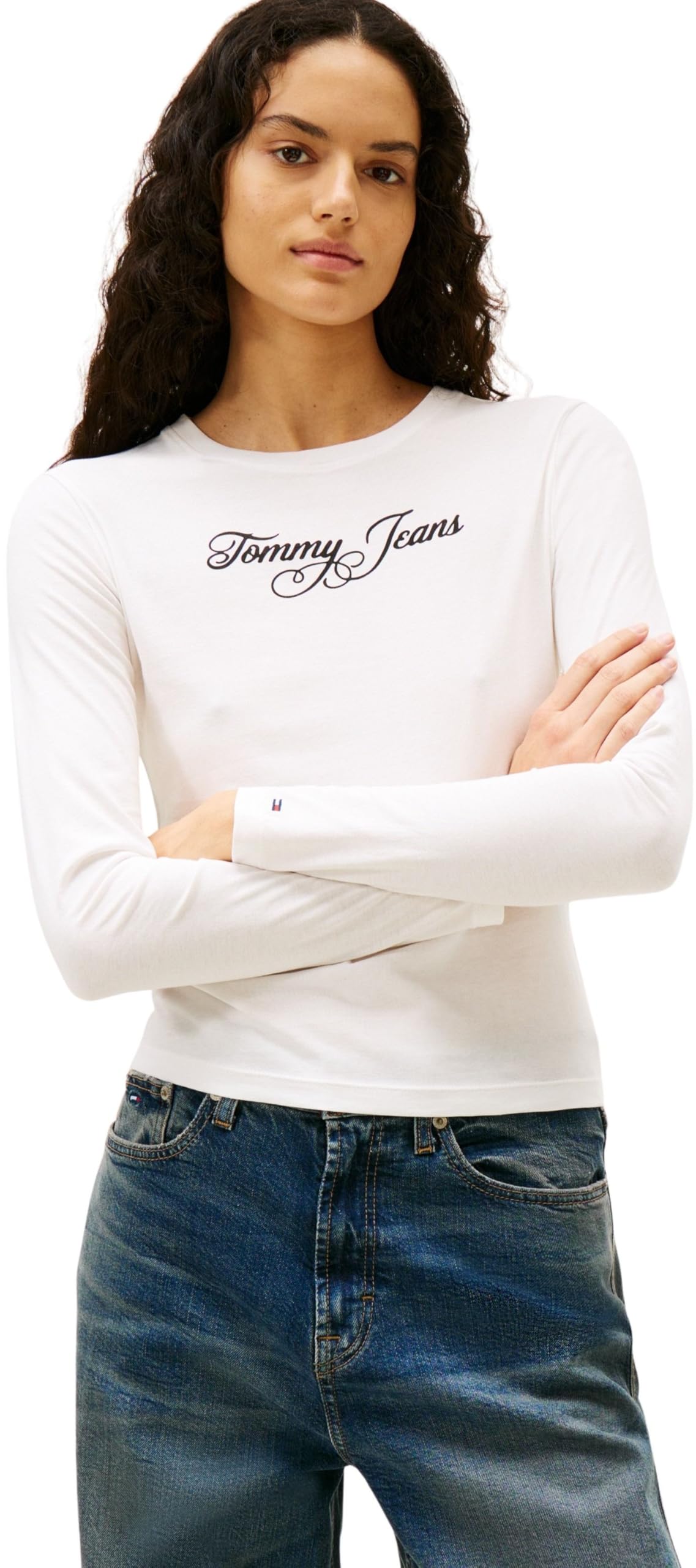 Tommy Jeans Damen L/S T-Shirt