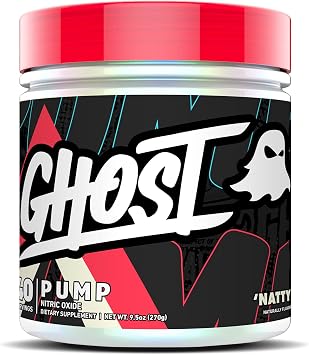 GHOST Pump, Stim-Free Nitric Oxide Powder, Natty, 40 Servings