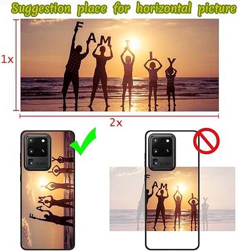 Miniatura 3 de Funda para teléfono personalizada para Samsung Galaxy S20 Ultra 5G, funda para teléfono con foto personalizada, para cumpleaños, Navidad, San