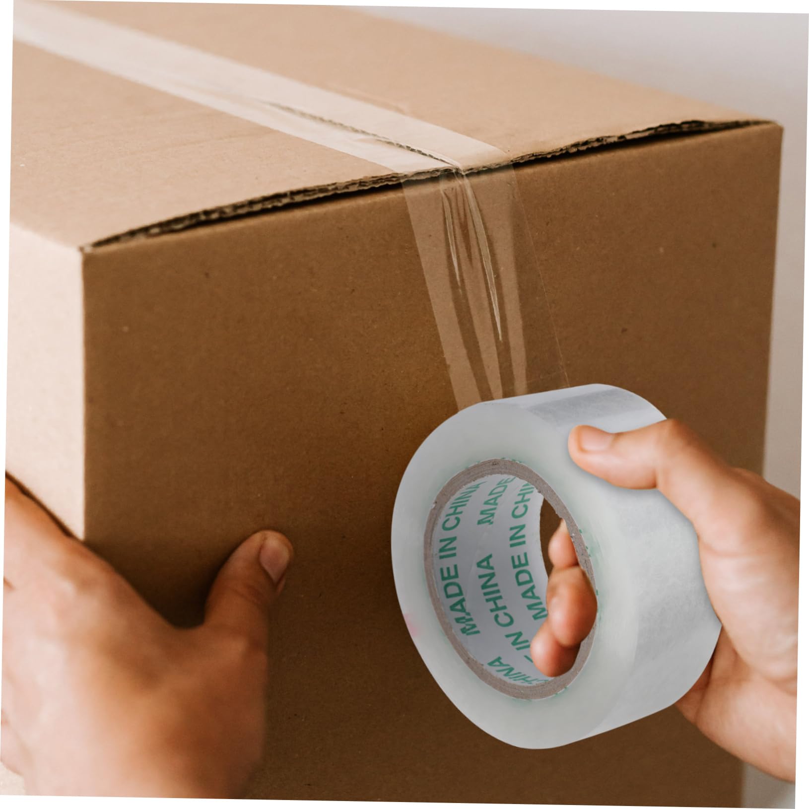 5 Rolek Heavy Duty Shipping Tape for Packing Transparent Packaging Tape for Moving Boxes Strong Adhesive Yards Total Yards