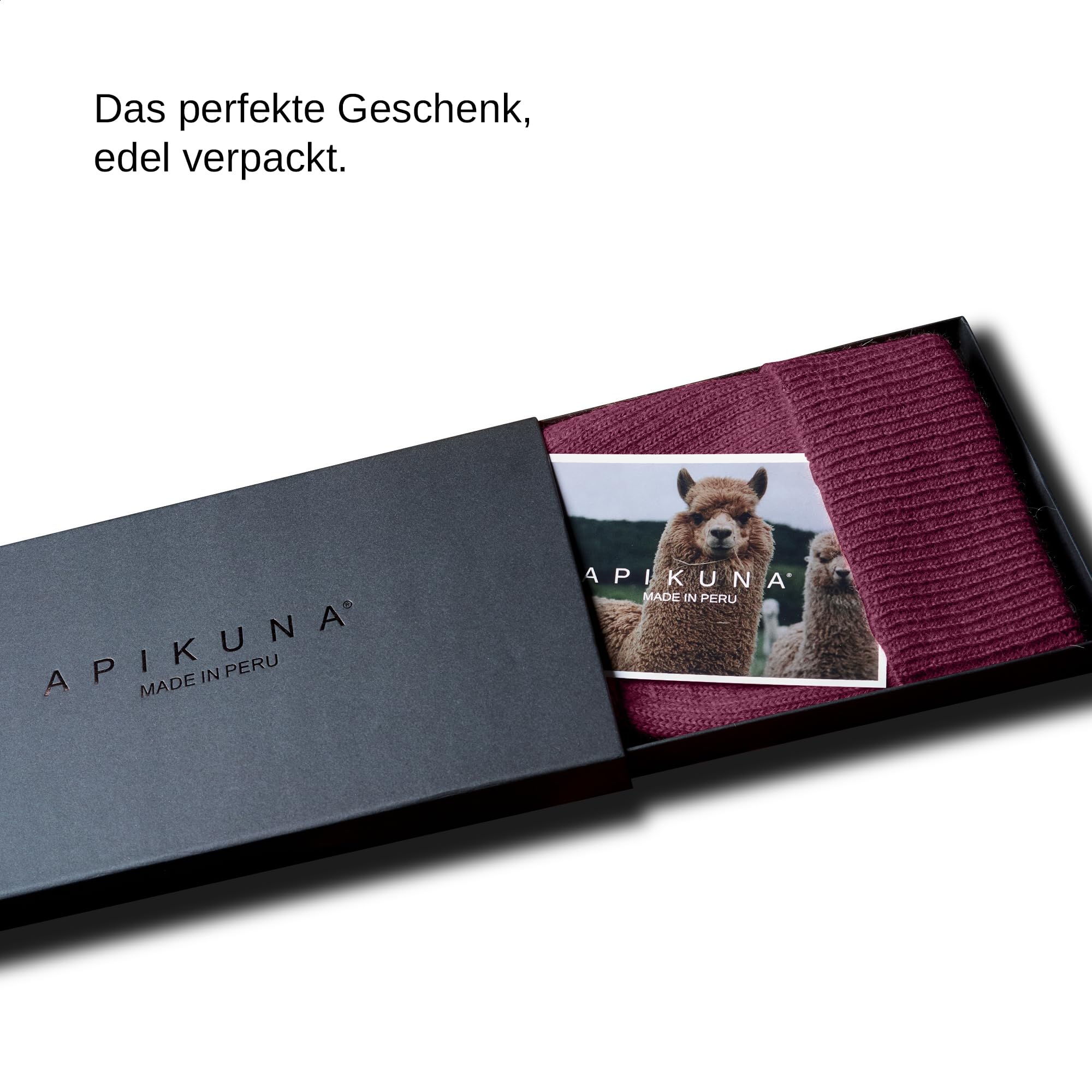 Alpaka czapka ze 100% najdelikatniejszej wełny z alpaki dla niemowląt (czerwone wino) – dzianinowa czapka dla kobiet i mężczyzn – ciepła czapka z dzianiny unisex na jesień i zimę – miękkie i