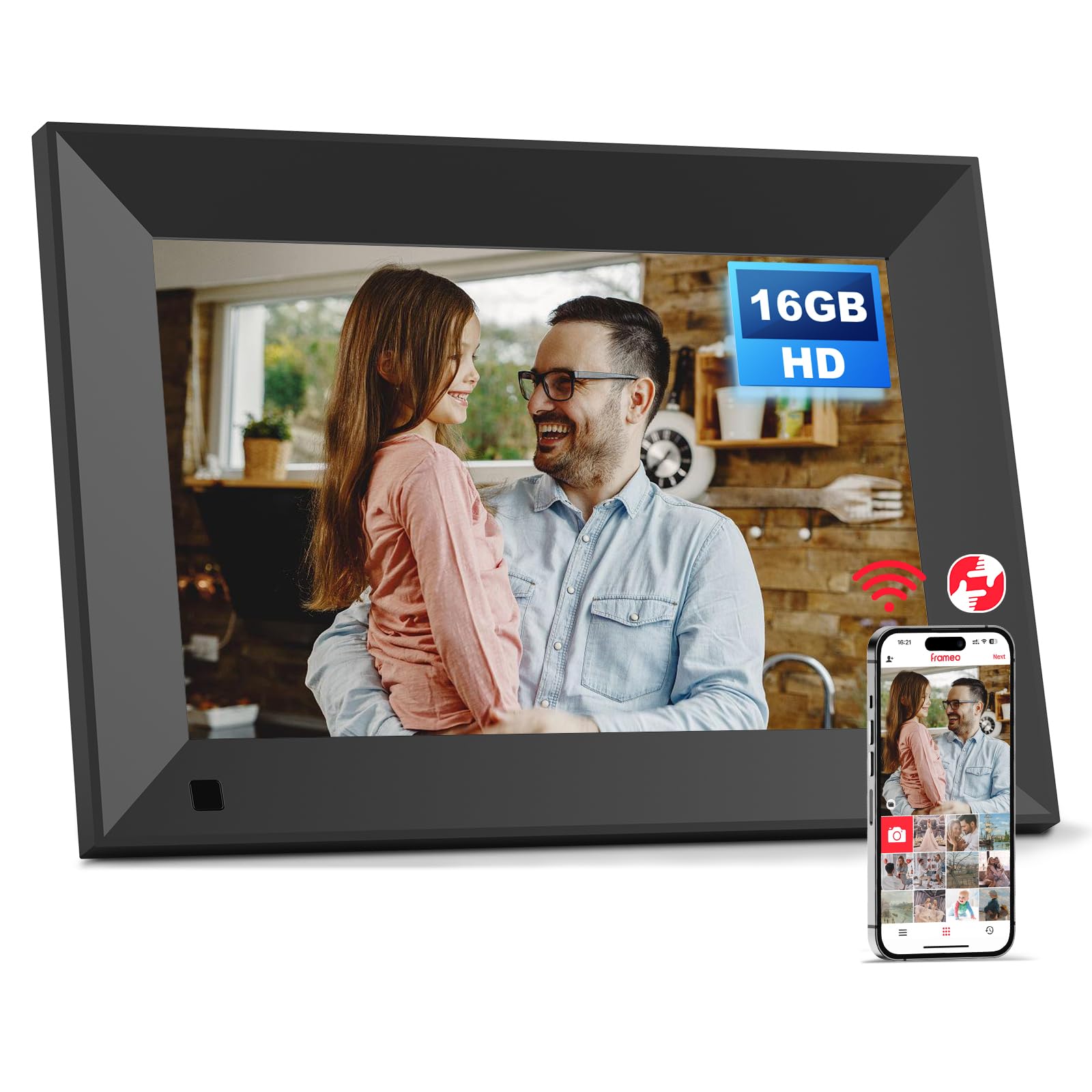 Arktronic 8 inch Smart WiFi Digital Picture Frame