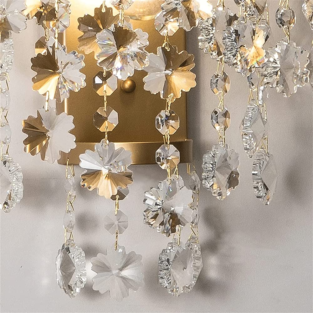 Portalámparas de Lujo Americano E27 de Cristal, Cristal Ciruela de Moda, iluminación de decoración de Sala de Estar, Dormitorio, Pasillo, cafetería y Montaje en Pared