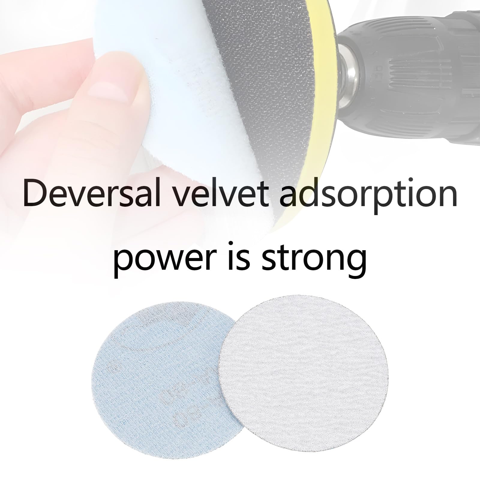 OTOTEC 140pcs 75mm Sanding Discs Pads Velvet Backed Disc Wet Dry Sandpaper 80 120 180 240 320 400 600 Grits Sandpaper for Die Grinders Air Grinders Electric Drills - Image 3
