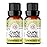 GuruNanda Lemongrass Essential Oil, 100% Pure, Natural and Undiluted Diffuser Oil for Aromatherapy, Massages & DIY Recipies, for Rejuvenation (2X0.5 fl Oz)