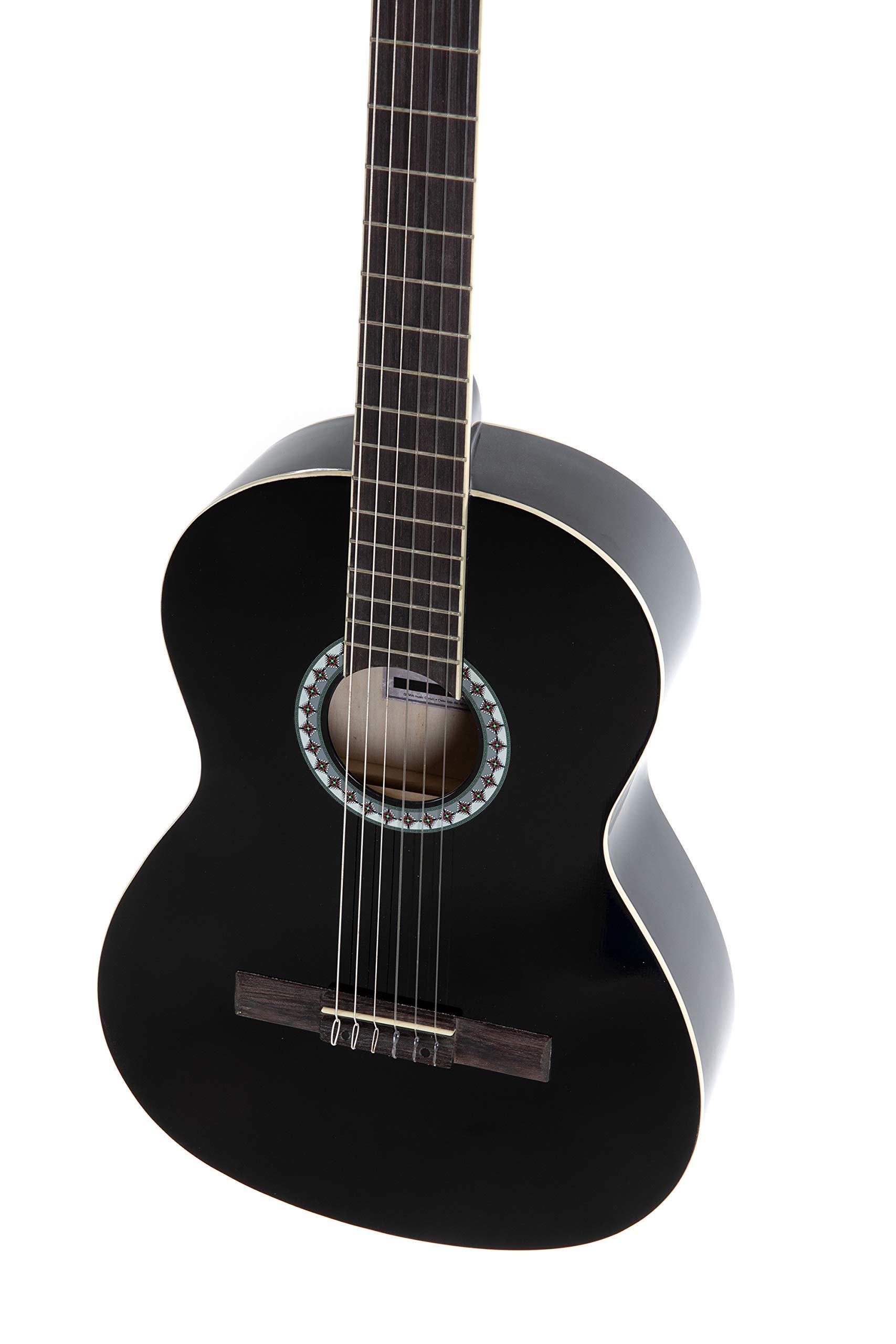 GEWA gitara klasyczna Basic Plus 3/4, świerkowy top, korpus lipowy, kolor czarny